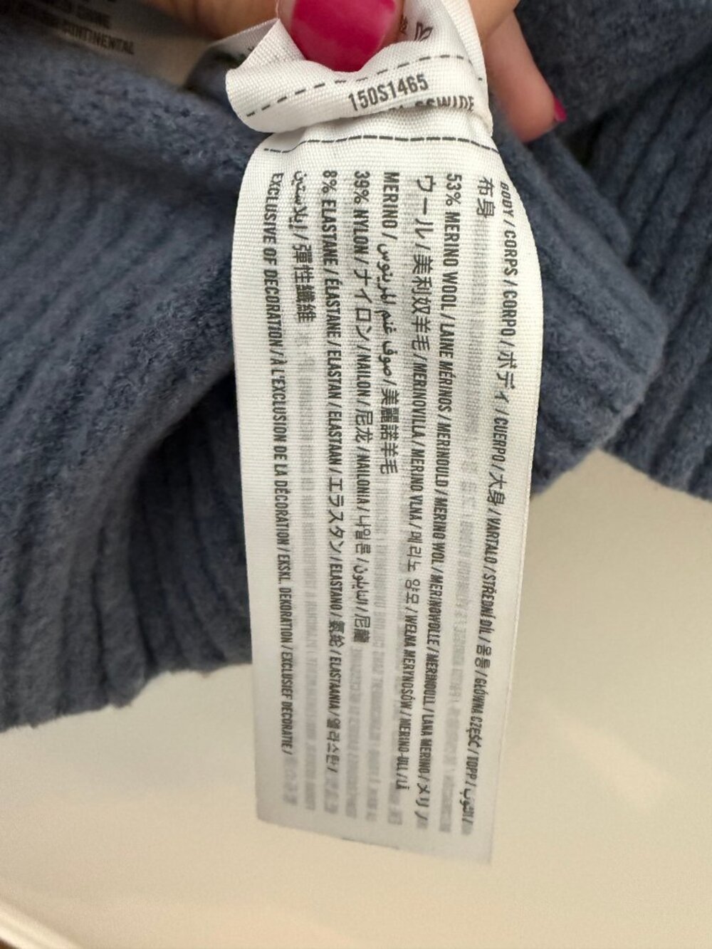 Abercrombie Merino Wool Blue Short Sleeve Collared Cardigan Women’s M - Picture 5 of 6
